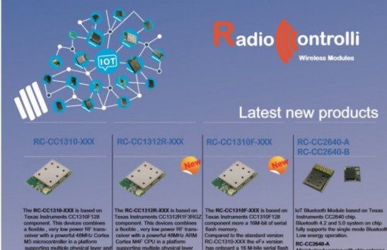 New modules CC13xx....